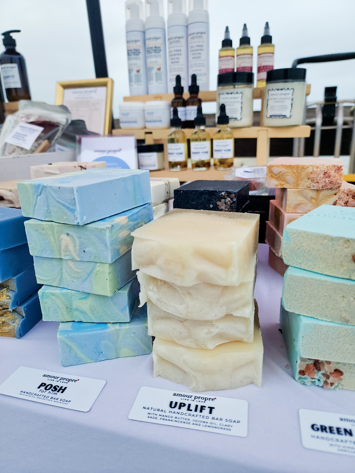 Green Sea Glass Handcrafted Bar Soap
