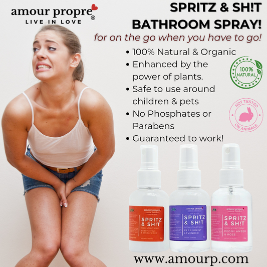 Spritz & Sh!t Bathroom Spray – Essential Oil Air Freshener Natural Bathroom Spray – Eliminates Odors with Essential Oils Spritz & Sh!t Toilet Spray – Fresh, Clean Scent for Any Bathroom Essential Oil Bathroom Spray – Non-Toxic & Long-Lasting Odor-Eliminat