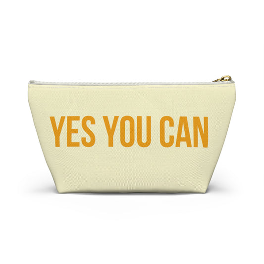 YES YOU CAN Accessory Pouch w T-bottom
