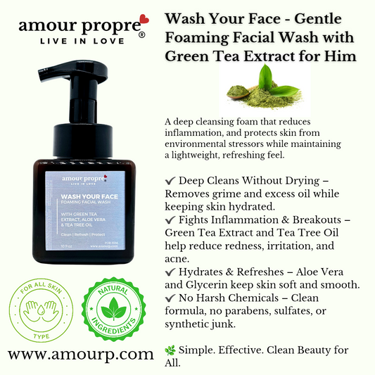 Wash Your Ass Men's Foaming Face & Body Cleanser Deep Cleansing Foaming Face Wash for Men Wash Your Ass Refreshing & Hydrating Men's Face Wash Gentle Yet Powerful Men's Foaming Facial Cleanser Men’s Skincare – Wash Your Ass Foaming Face Wash Natural Foami