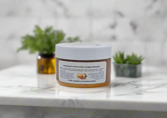 Turmeric & Honey Dark Spot Scrub – Natural Skin Brightening Dark Spot Correcting Scrub – Turmeric & Honey Formula Exfoliating Turmeric Scrub – Fades Dark Spots & Evens Skin Tone Natural Skin Brightening Scrub – Turmeric & Honey for Glow Turmeric & Honey F