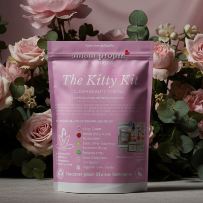 The Kitty Kit – Ultimate Feminine Hygiene Care Set Complete Feminine Hygiene Kit for Freshness & Balance The Kitty Kit – pH-Balanced Feminine Care Essentials Ultimate Feminine Wellness Kit – Clean & Natural Hygiene Holistic Feminine Care Kit – Oils, Wash
