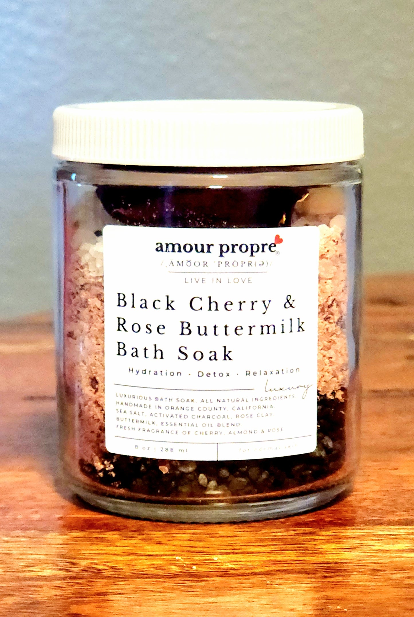 Black Cherry & Rose Buttermilk Bath Soak
