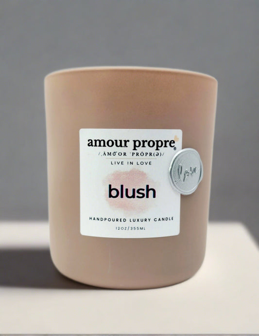 Blush Hand-poured Luxury Candle | 12oz