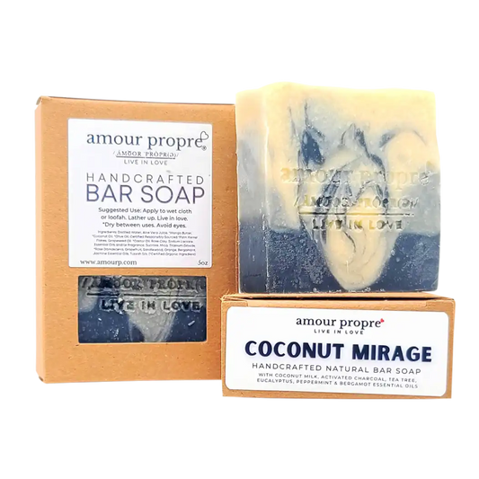 Coconut Mirage - Activated Charcoal & Coconut Milk Handcrafted Bar Soap