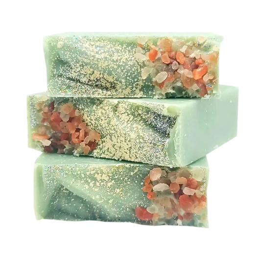 Green Sea Glass Handcrafted Bar Soap