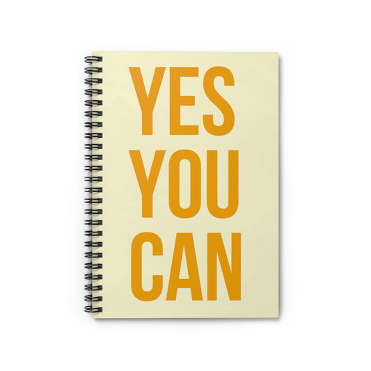 YES YOU CAN - Spiral Notebook - Ruled Line