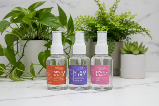 Spritz & Sh!t Bathroom Spray – Essential Oil Air Freshener Natural Bathroom Spray – Eliminates Odors with Essential Oils Spritz & Sh!t Toilet Spray – Fresh, Clean Scent for Any Bathroom Essential Oil Bathroom Spray – Non-Toxic & Long-Lasting Odor-Eliminat