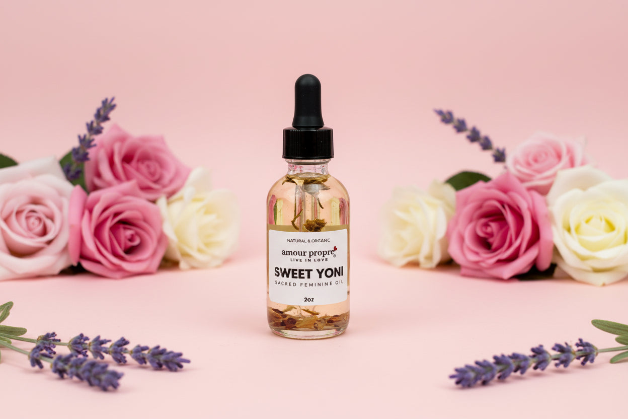 Sweet Yoni - Sacred Feminine Oil | Daily Vulva Hydration 1oz Sweet Yoni - Sacred Feminine Oil | Daily Vulva Hydration 1oz
