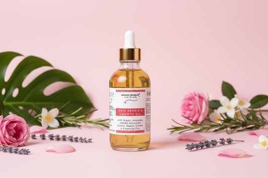 Organic Chebe Hair Growth Oil with Avocado and Argan Oils