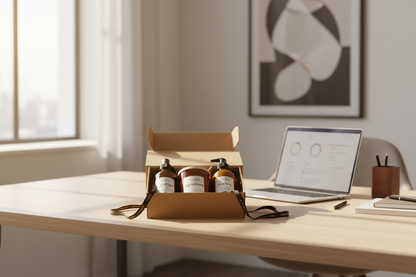 Amour Propre® LUX COLLECTION - Citrus and Rosemary Hand Soap, Hand Lotion, Soy Candle