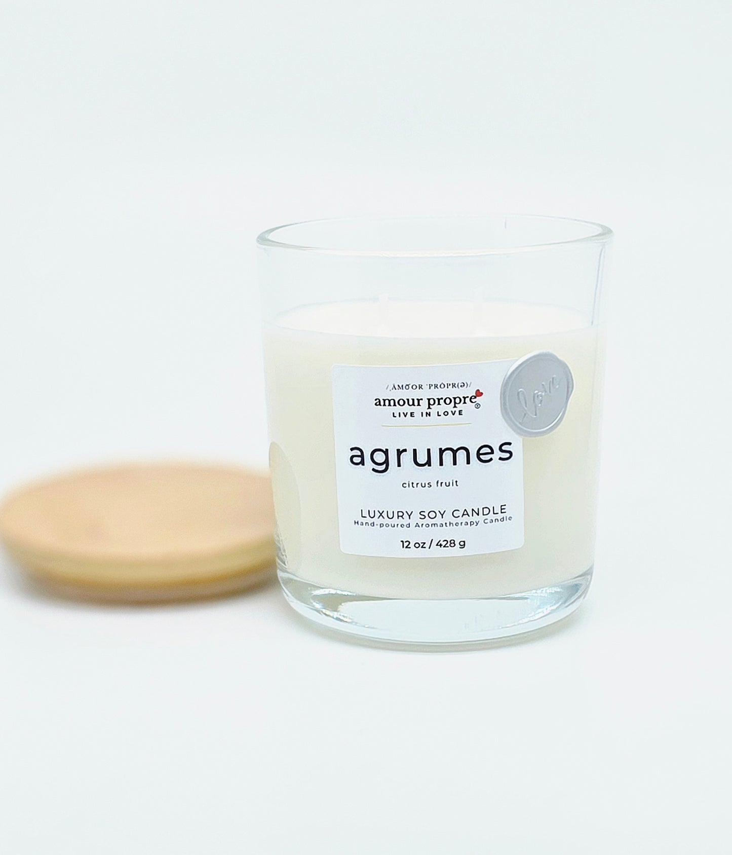 Agrumes Hand poured Aromatherapy Luxury Soy Candle