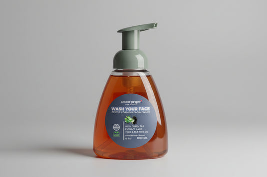 Wash Your Face - Gentle Foaming Facial Wash with Green Tea Extract for Him