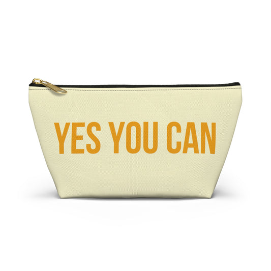 YES YOU CAN Accessory Pouch w T-bottom