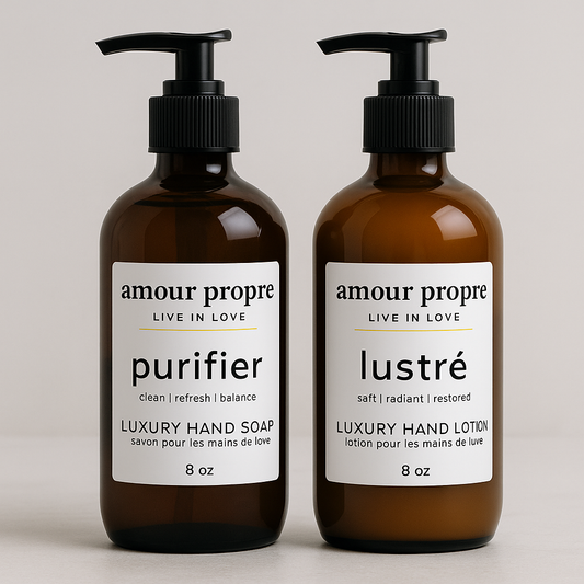 Introducing Lustré - Your Favorite Lotion, Reimagined. Formally Guérir Luxury Hydrating Hand Lotion