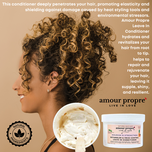 Leave in Conditioner, Detangler, and Frizz Control