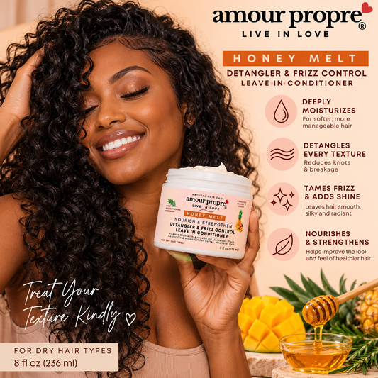 Honey Melt Leave in Conditioner, Detangler, and Frizz Control