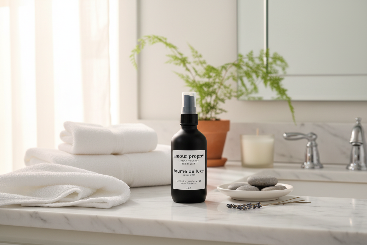 brume de luxe Luxury Linen Spray | 4oz | Pear Riesling Scent