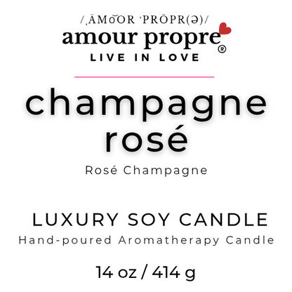 Champaign Rosé Handpoured Luxury Soy Candle
