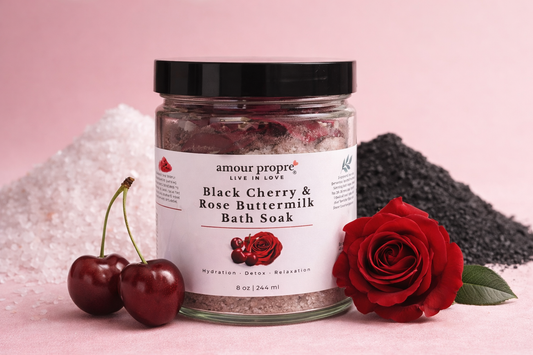 Black Cherry & Rose Buttermilk Bath Soak