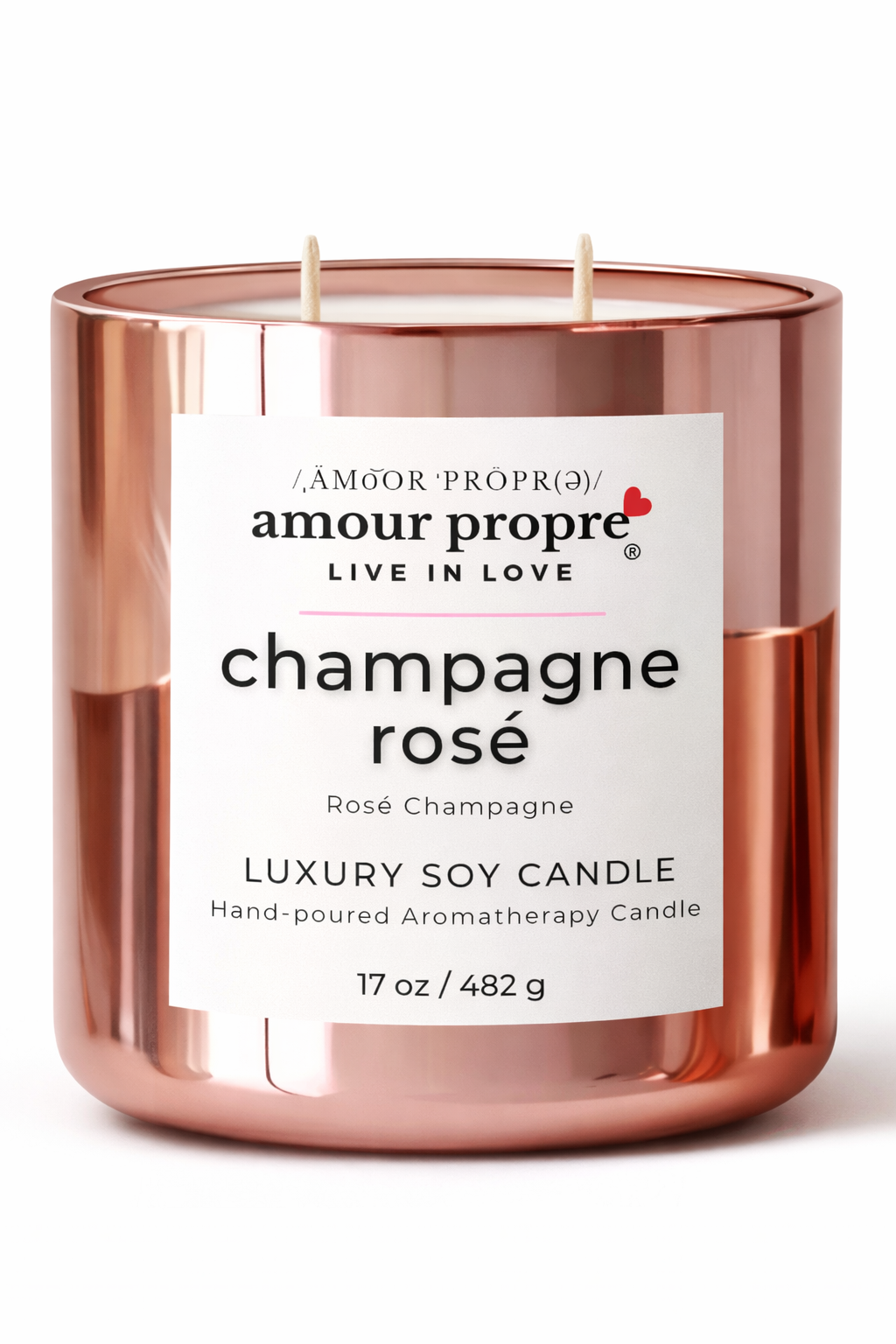 Champaign Rosé Handpoured Luxury Soy Candle