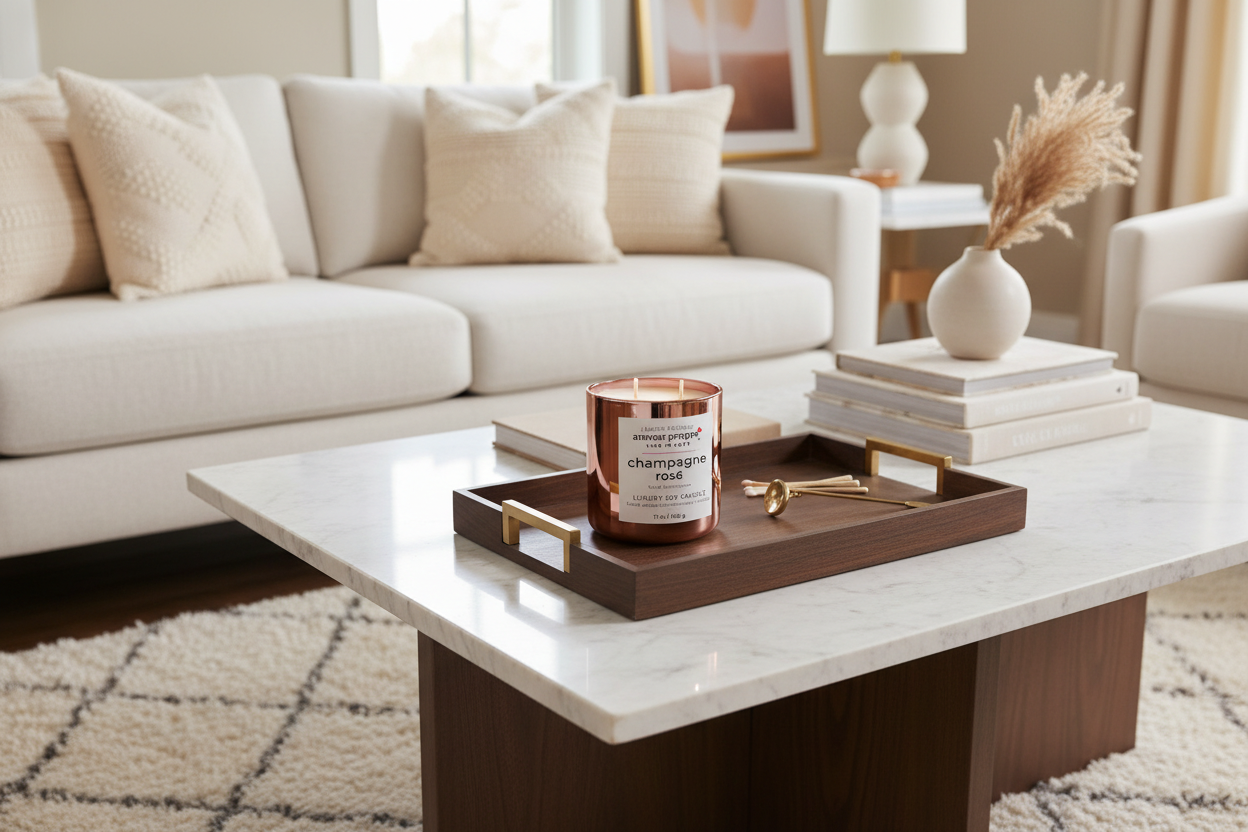 Champaign Rosé Handpoured Luxury Soy Candle
