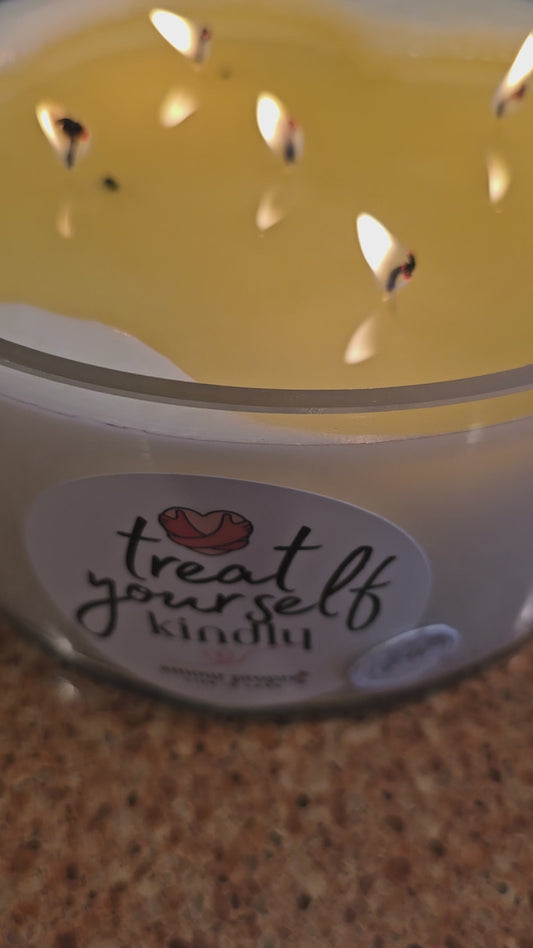 Amour Propre| 5 Wick Organic Soy Candle | Meditative Fragrance | 102 oz