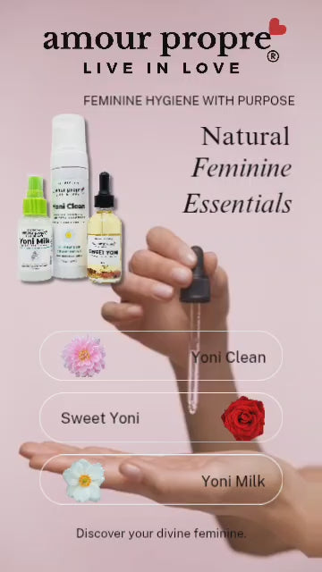 Sweet Yoni Sacred Feminine Oil – Natural Vaginal Lubricant Crystal-Infused Yoni Oil – Amethyst & Quartz for Feminine Wellness Sweet Yoni Feminine Oil – Hydrating & Balancing Intimate Care pH-Balanced Yoni Oil – Nourishing & Moisturizing Vaginal Lubricant