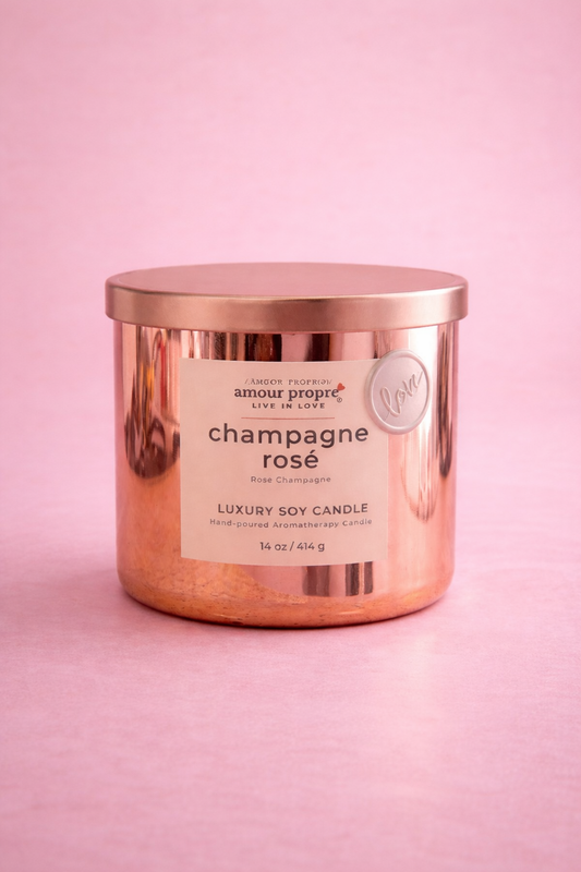 Champaign Rosé Handpoured Luxury Soy Candle