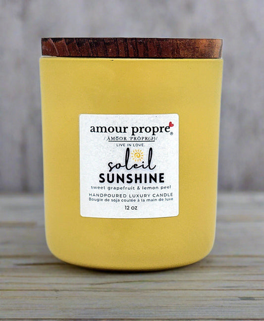 Soleil SUNSHINE Handpoured Luxury Soy Candle
