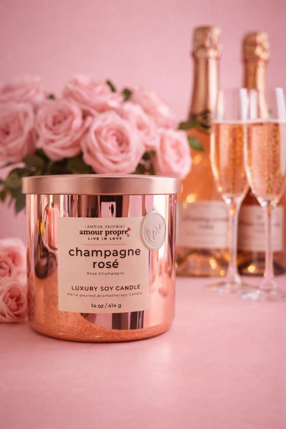 Champaign Rosé Handpoured Luxury Soy Candle