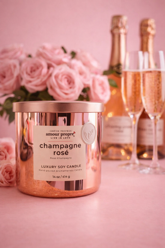 Champaign Rosé Handpoured Luxury Soy Candle