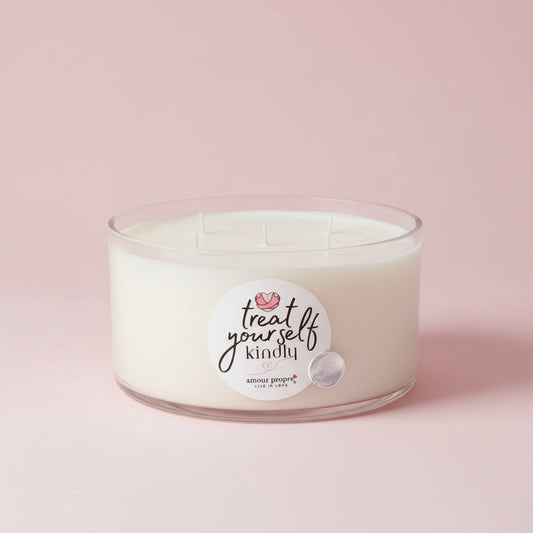 Treat Yourself Kindly 5 Wick Organic Soy Candle - Meditative Fragrance | 102 oz