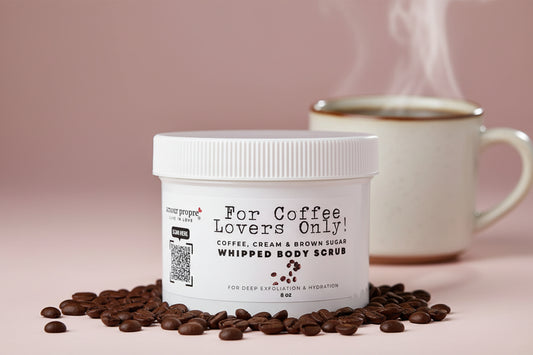 For Coffee Lovers Only! - Coffee & Brown Sugar Whipped Body Scrub - 8 oz