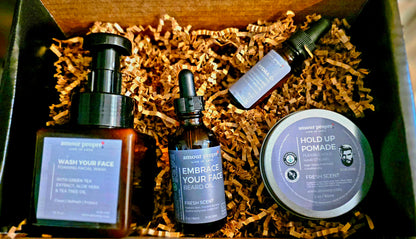 Hold Up Pomade FOR HIM -
Flexible Hold. High Shine. Clean Grooming.