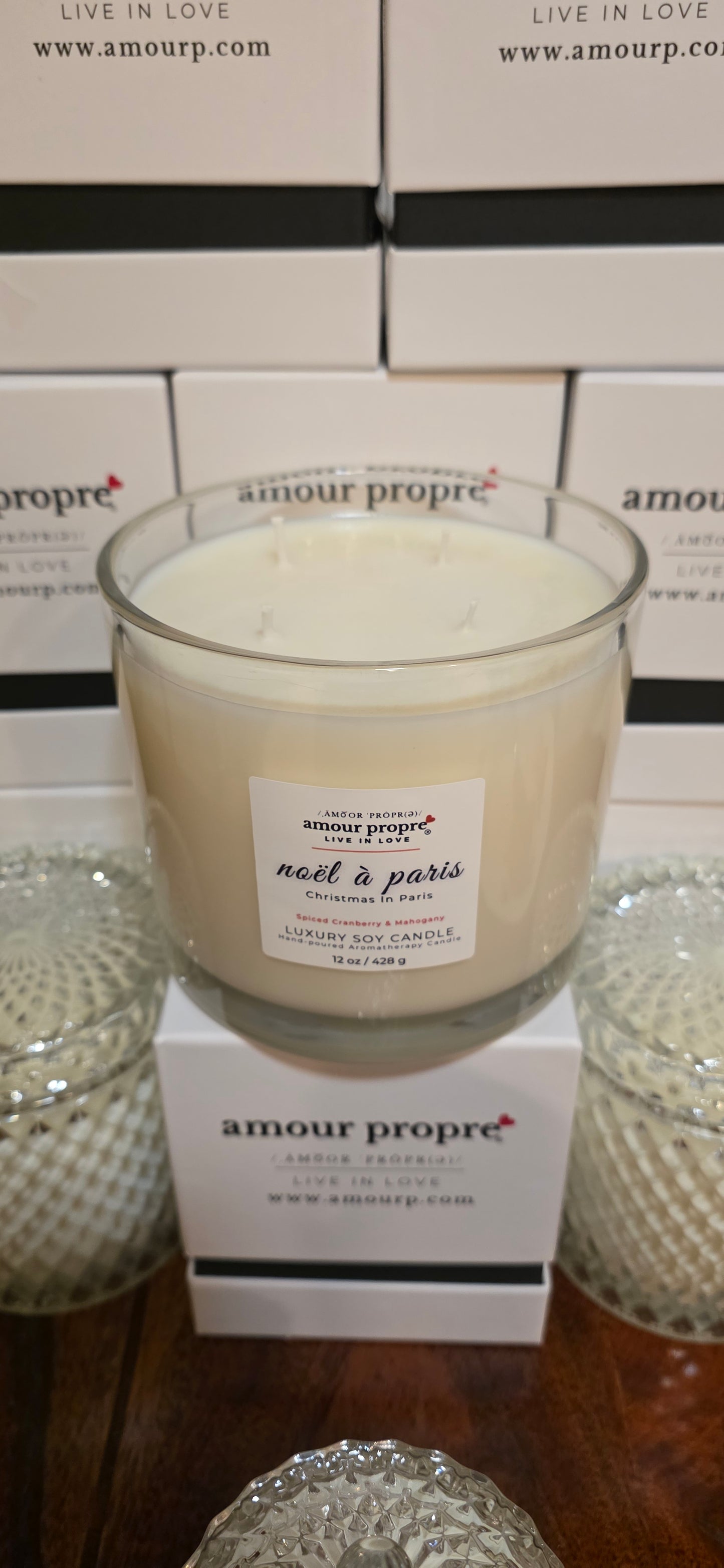 Christmas In Paris Handpoured Luxury Soy Candle