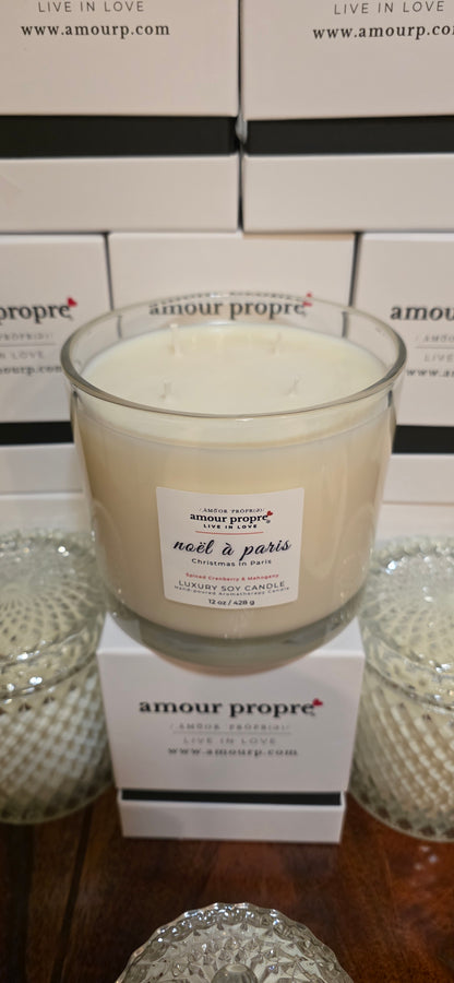 Christmas In Paris Handpoured Luxury Soy Candle