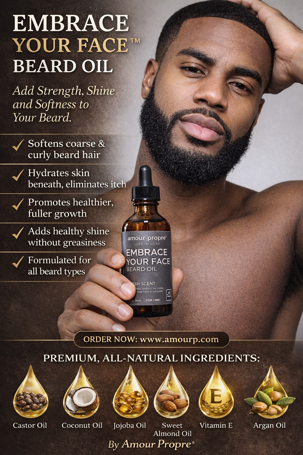 Embrace Your Face - Nourishing Beard and Mustache Oil