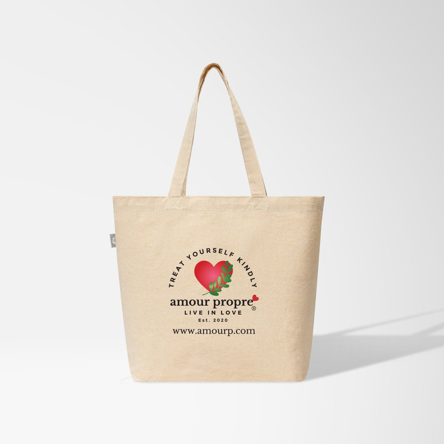Amour Propre® Branded Recycled Cotton Canvas Bag