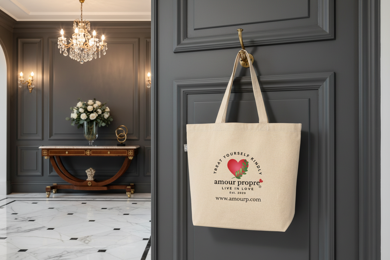 Amour Propre® Branded Recycled Cotton Canvas Bag