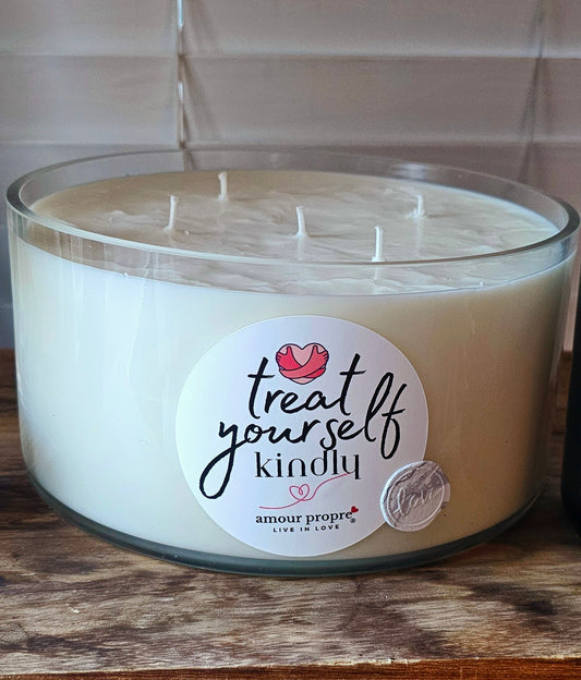 Amour Propre| 5 Wick Organic Soy Candle | Meditative Fragrance | 102 oz