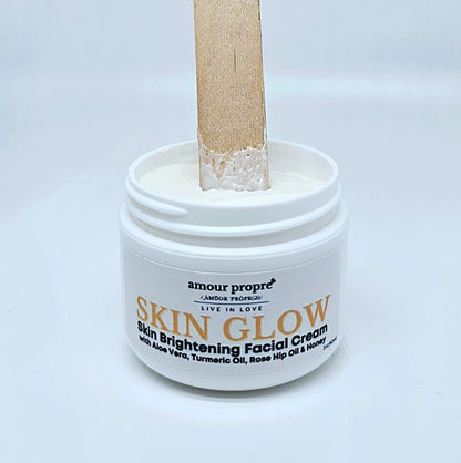 SKIN GLOW: Skin Brightening Facial Care Solution | Foaming Facial Wash, Skin Brightening Face Mask, Turmeric Face Cream