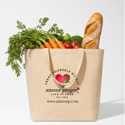 Amour Propre® Branded Recycled Cotton Canvas Bag