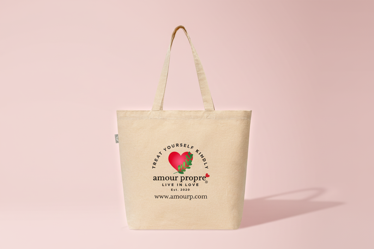 Amour Propre® Branded Recycled Cotton Canvas Bag