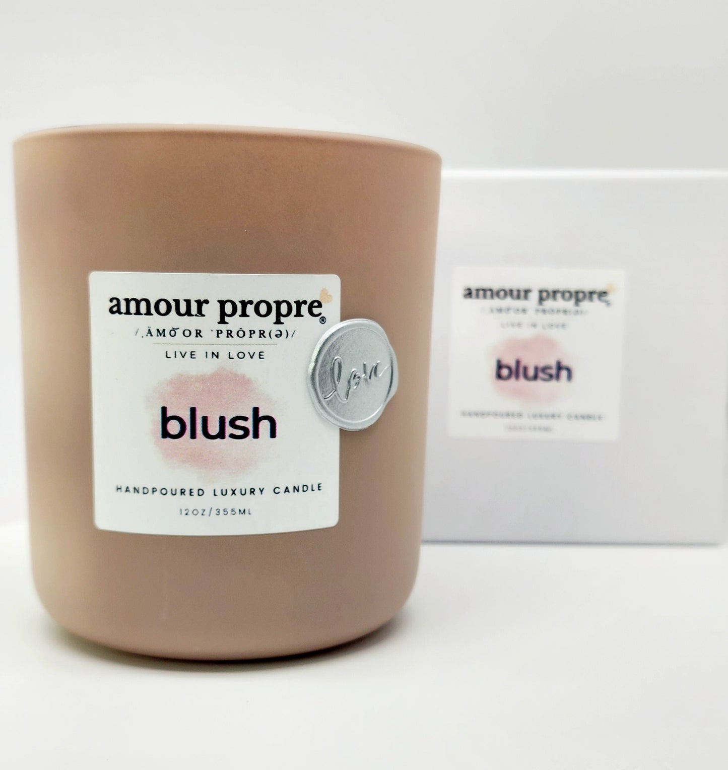 Blush Hand-poured Luxury Candle | 12oz