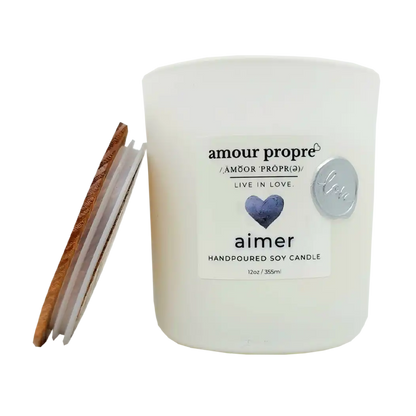 Aimer (love) Hand poured Luxury Soy Candle