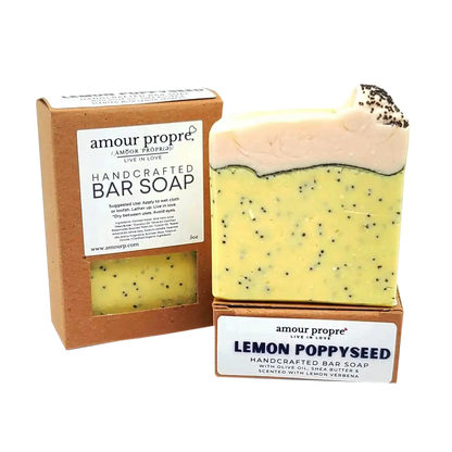 Lemon Poppy Seed Handcrafted Bar Soap