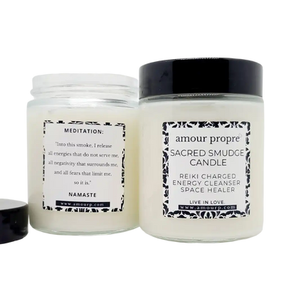 SMUDGE: 100% Organic Natural Soy Based Candle
