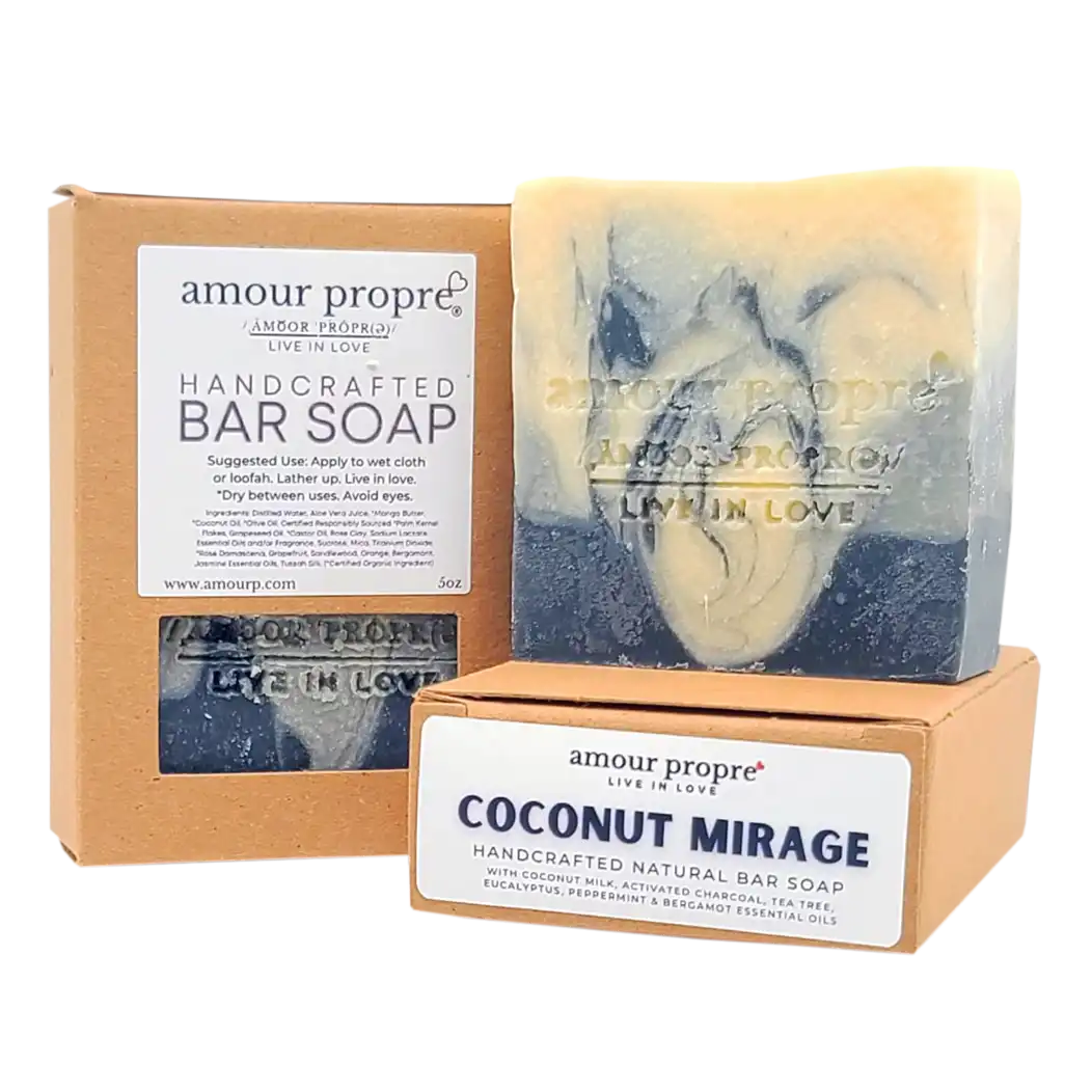 Coconut Mirage - Activated Charcoal & Coconut Milk Handcrafted Bar Soap