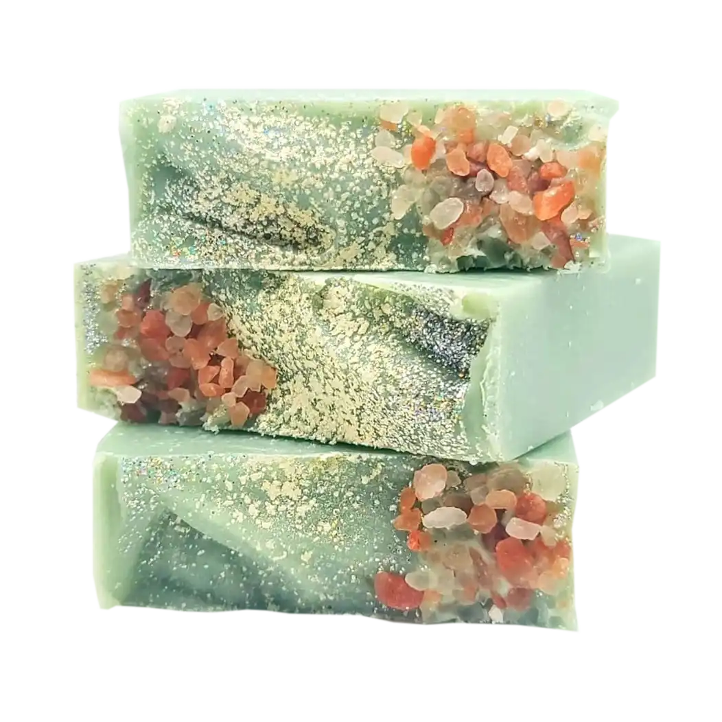 Green Sea Glass Handcrafted Bar Soap